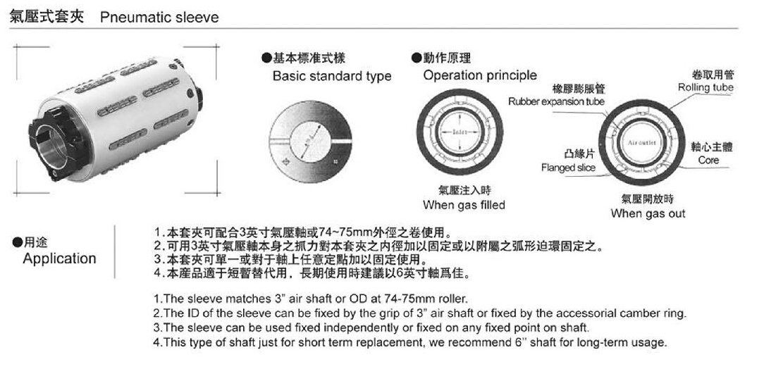 氣脹鼓尺寸參數(shù)